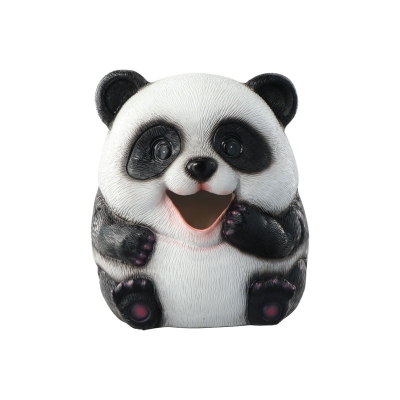 Tissue box panda decoration resin animal crafts home decoration