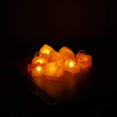 Himalayan salt lamps Light strings Christmas ornament