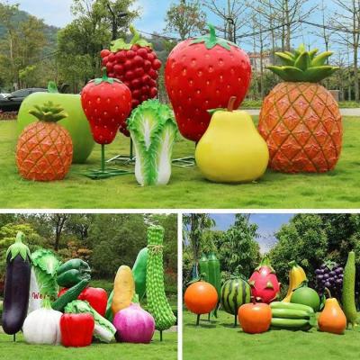 Harvest Festival Large FRP crafts,outdoor large decoration, simulation of fruits and vegetables